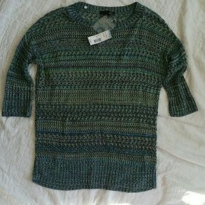 NEW Live Marled Sweater Blue Combo